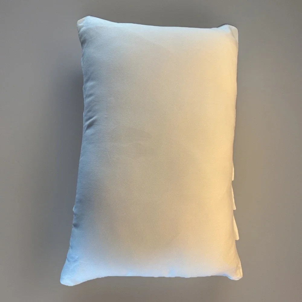Simply Vera Vera Wang Center Pleated Decorative Pillowcase Only 12 X 18 White